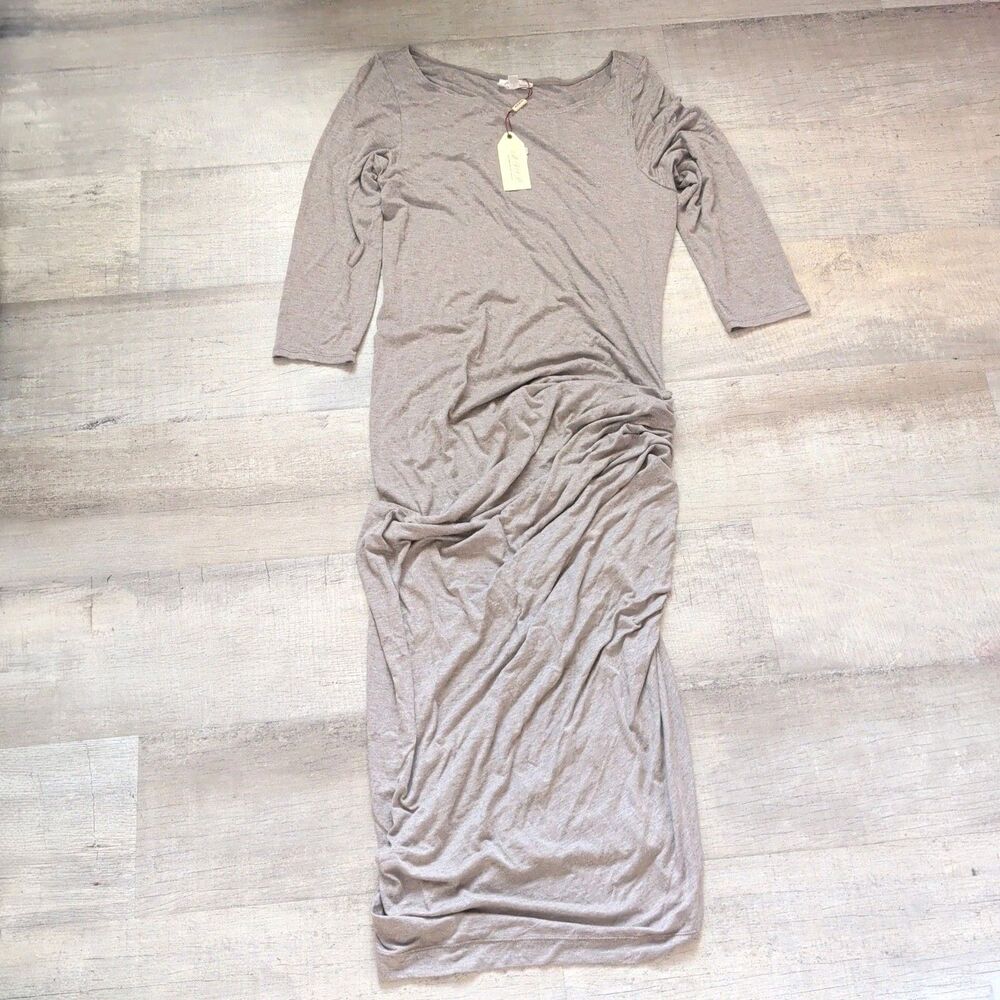 MSSP Dress Size XL Maxi Half Sleeve Sand